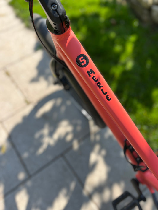 Fahrradaufkleber / Woom Sticker - Herzschrift